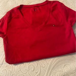 Tommy Hilfiger, women’s tee size small. Like new